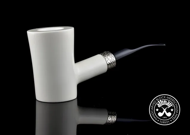 altinay-classic-cherrywood-meerschaumpfeife-silberring image 1
