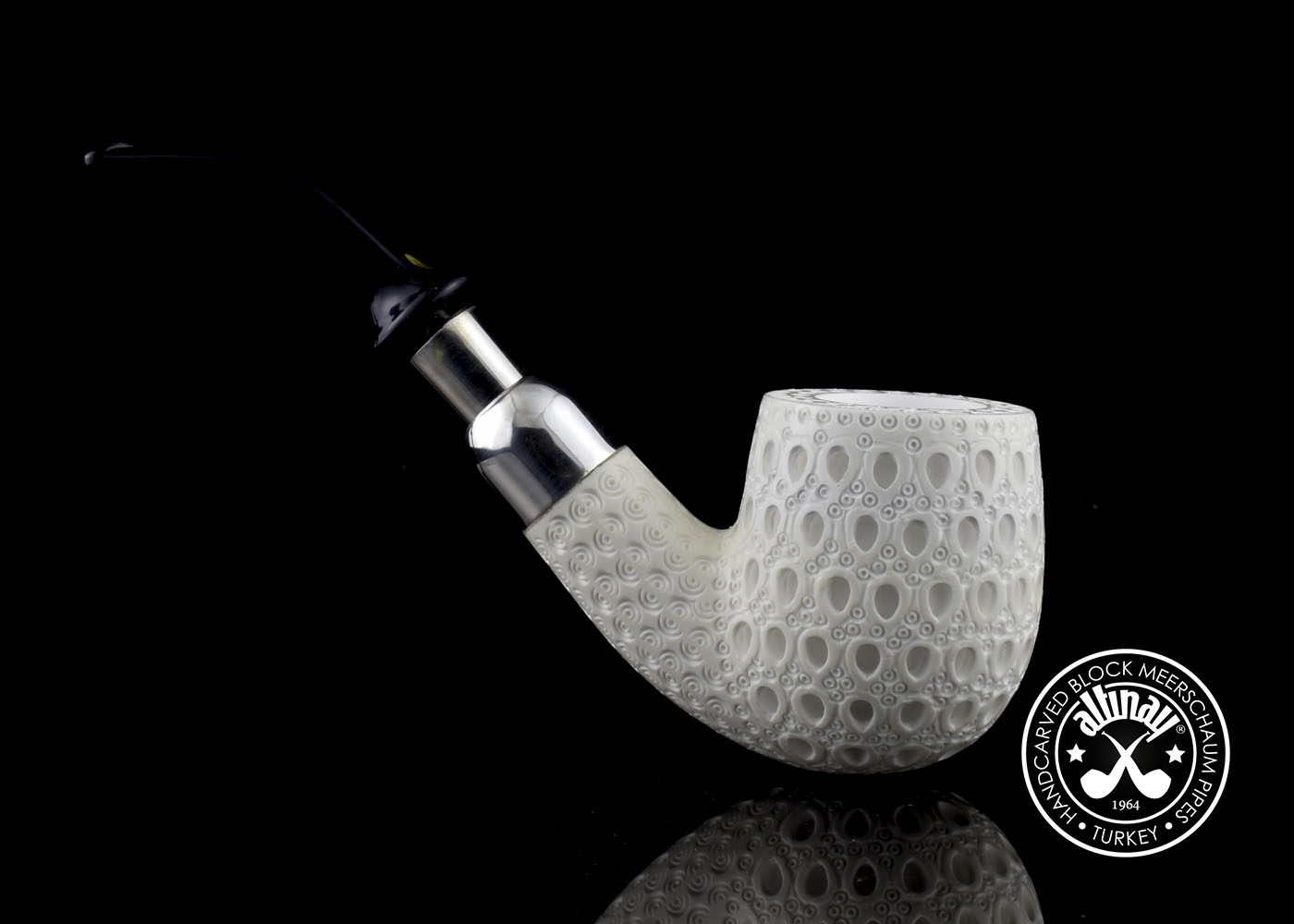 altinay-spigot-billiard-meerschaumpfeife-silber-spigo-2 image 4