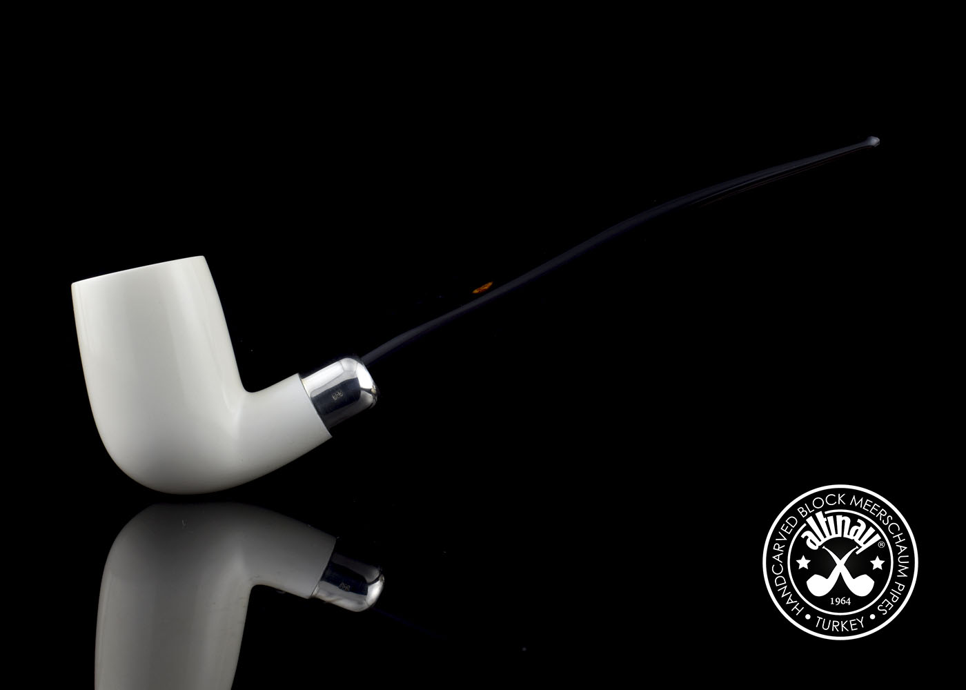 altinay-spigot-army-billiard-silver-army-meerschaumpfeife-gerade-silber image 4