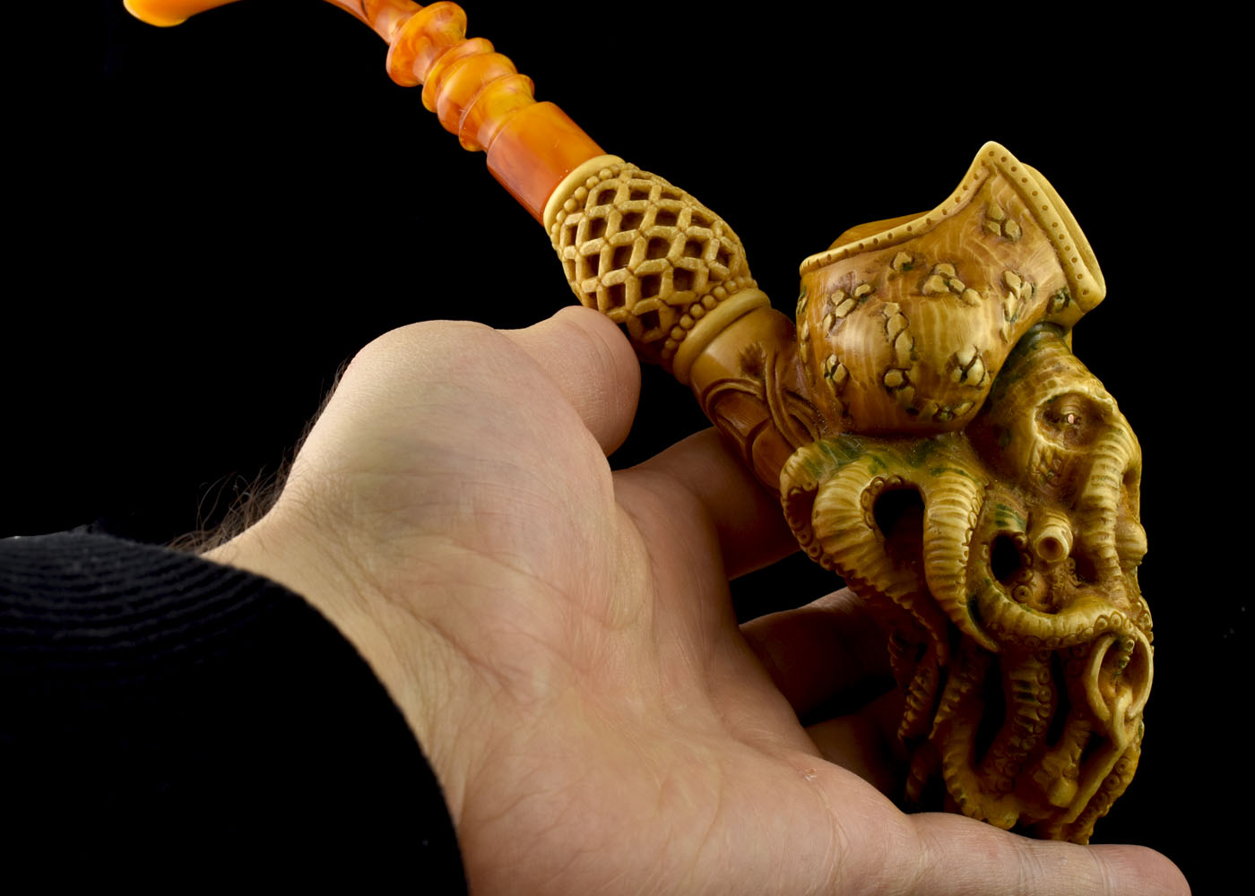 altinay-classic-davy-jones-meerschaumpfeife-figurenpfeife-geschnitzt image 5