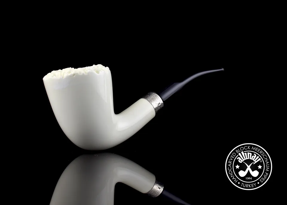 altinay-classic-dublin-meerschaumpfeife-mit-silberring image 1