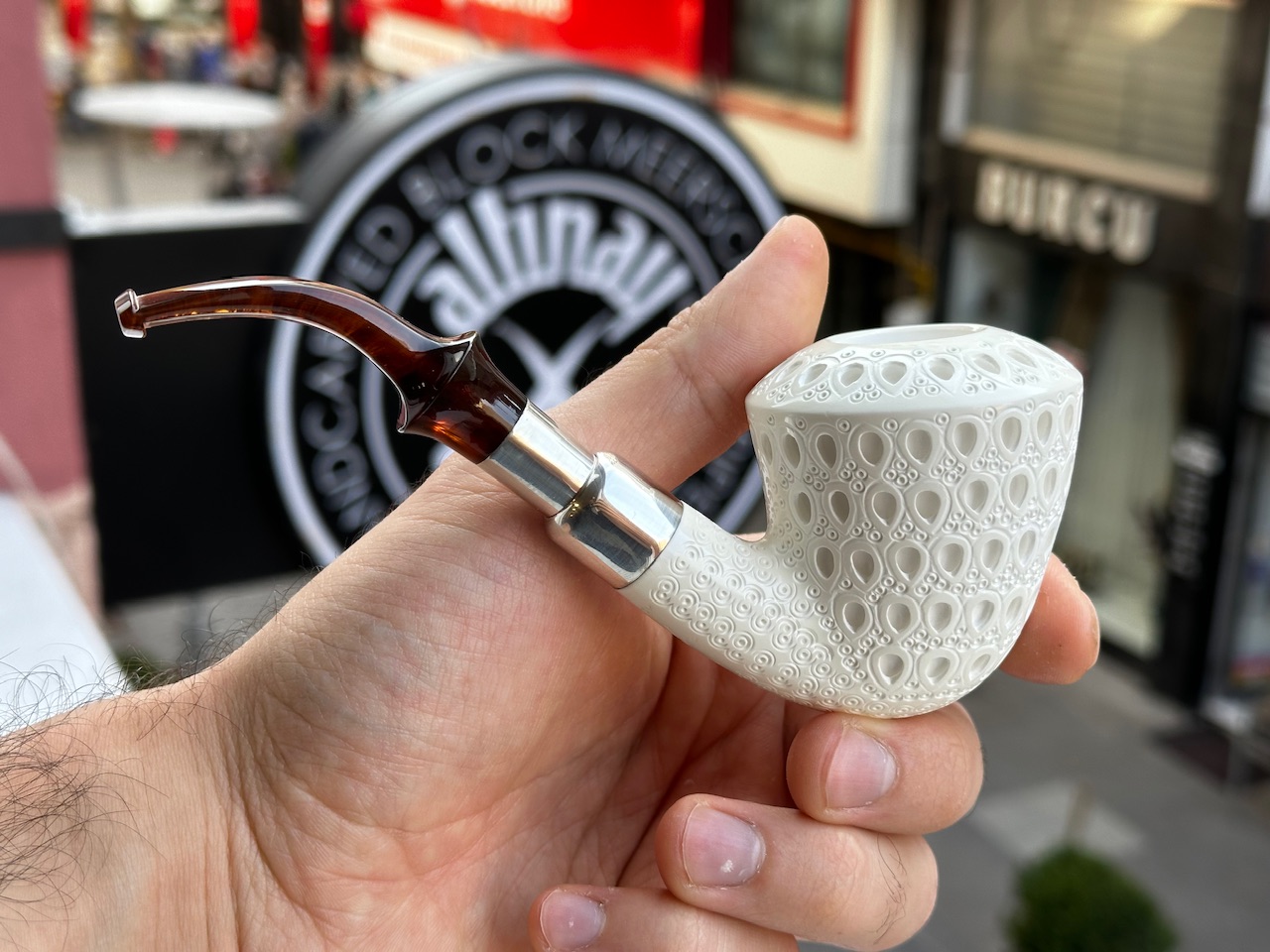 altinay-spigot-dublin-silver-spigot-meerschaumpfeife-silber image 4