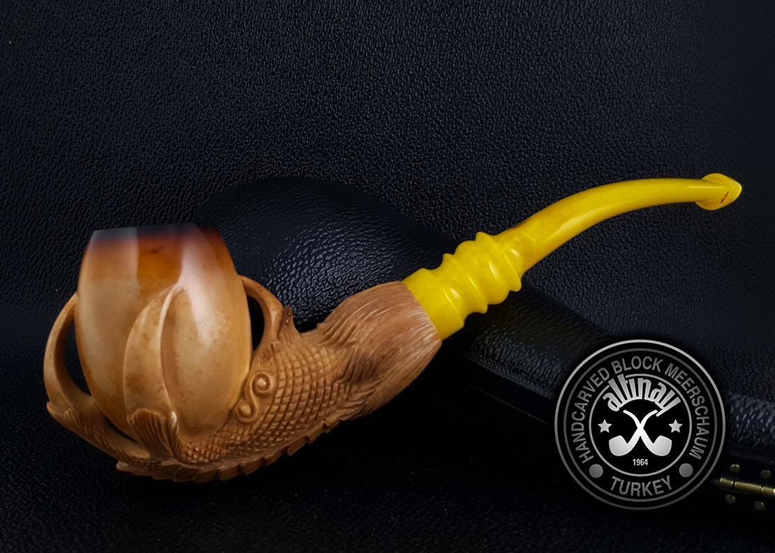 altinay-eagle-s-claw-meerschaumpfeife-adlerkralle-calcined-figur image 2