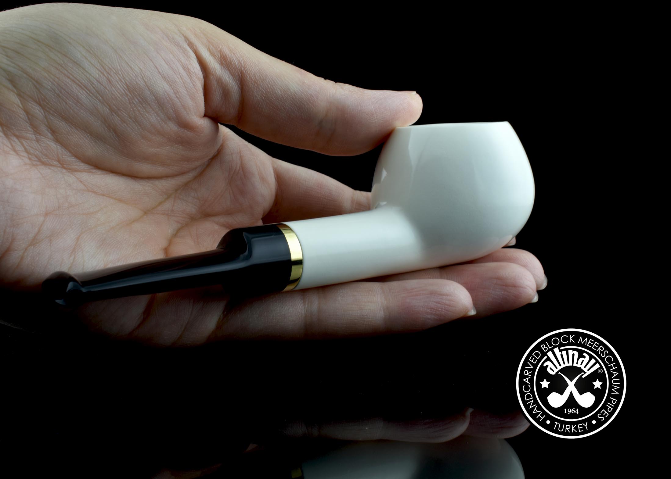 altinay-classic-tomato-meerschaumpfeife-messingring image 6