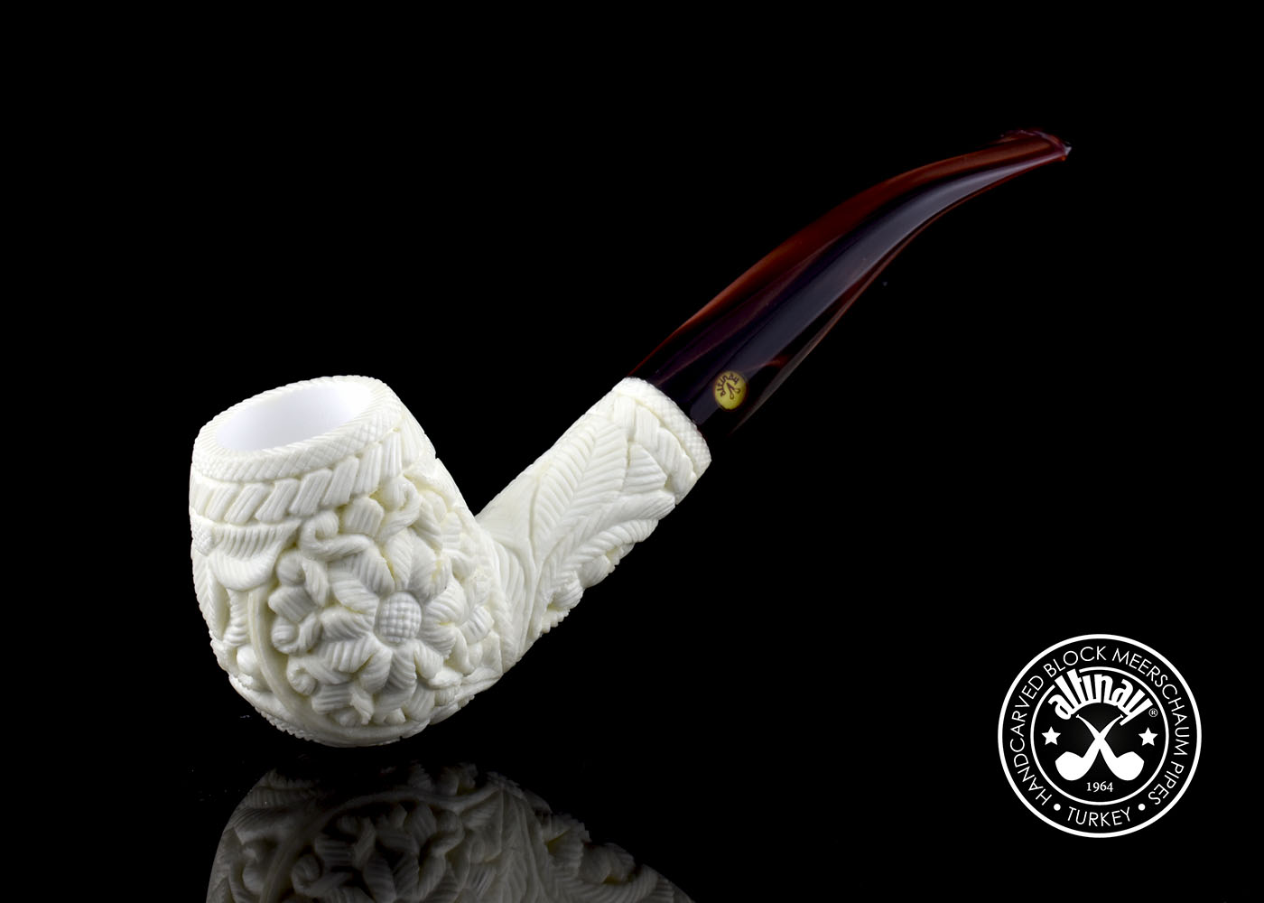 altinay-classic-bent-billiard-meerschaumpfeife-natur image 1