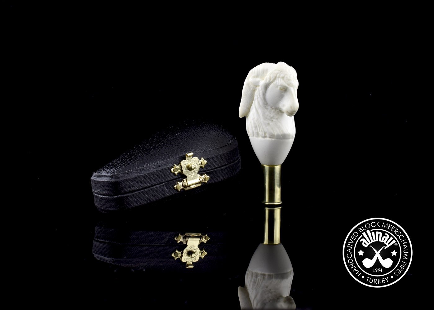 altinay-ram-meerschaum-pfeifenstopfer-mit-bullet-case image 1