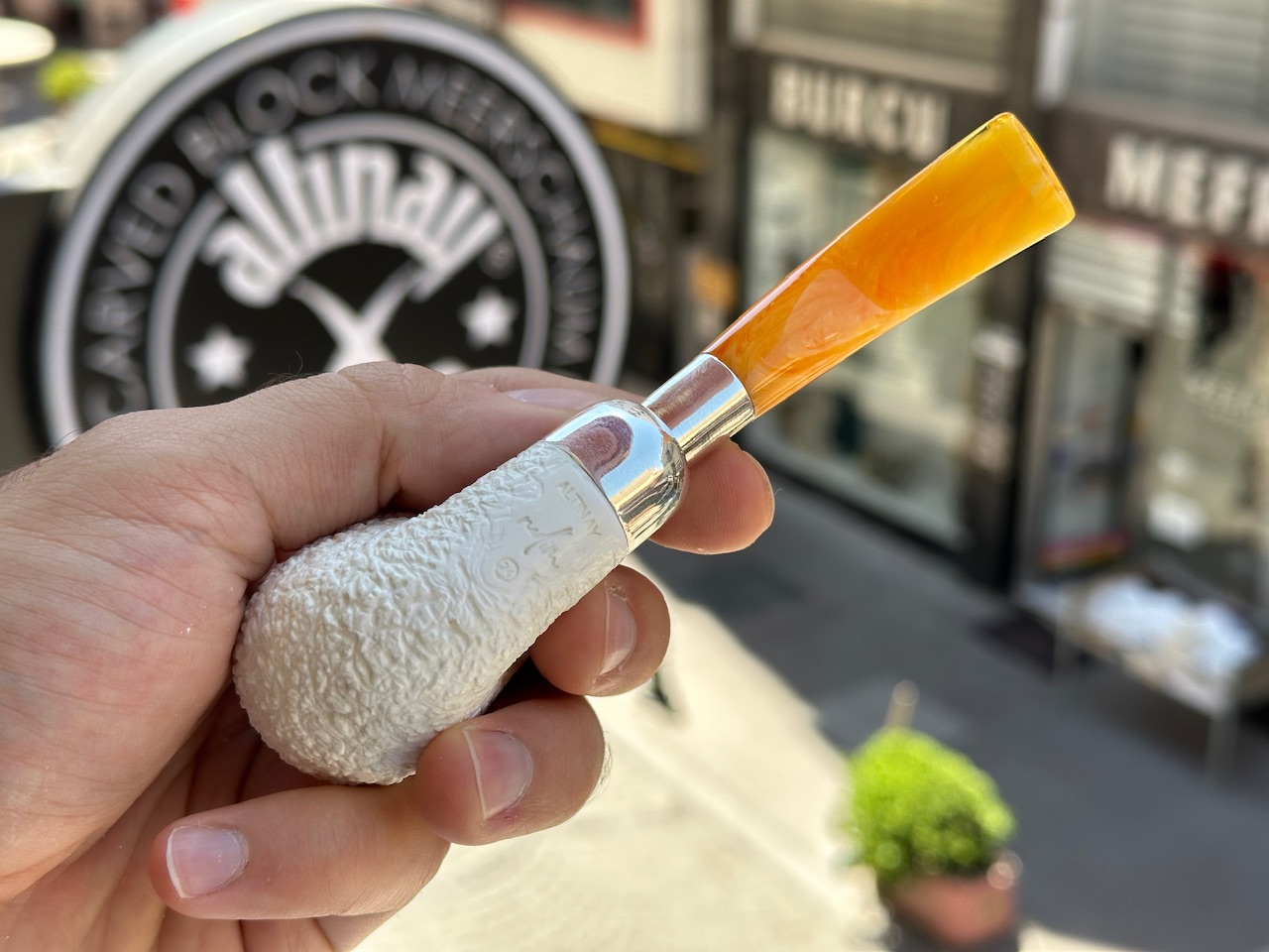 altinay-spigot-oompaul-meerschaumpfeife-silber image 6