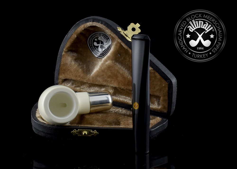 altinay-spigot-army-billiard-meerschaumpfeife-silber-6 image 4
