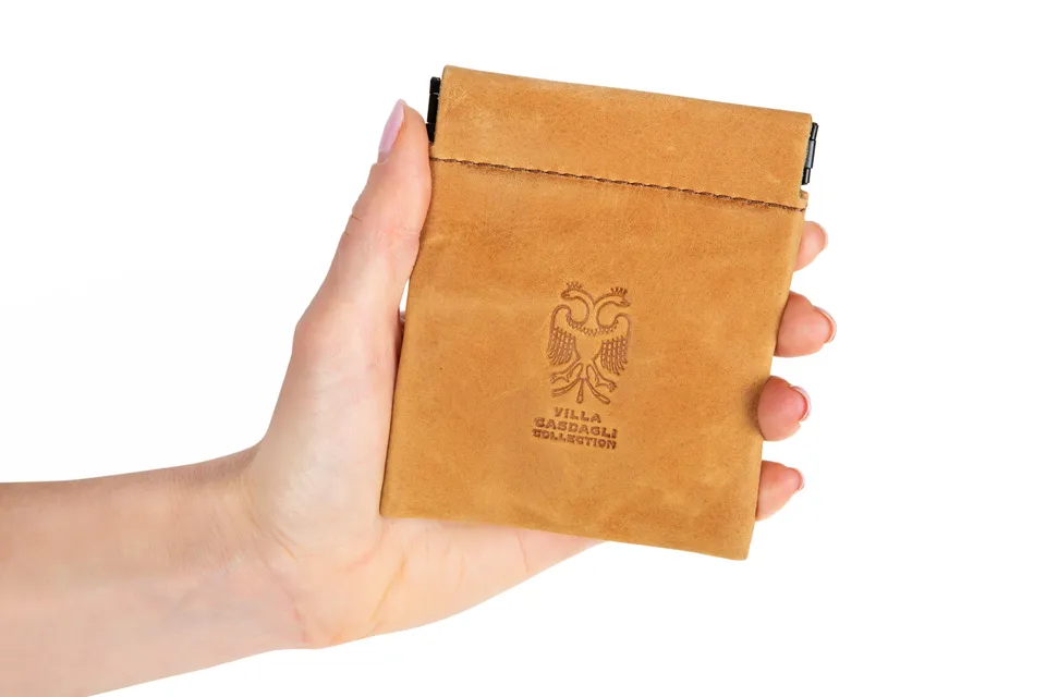 villa-casdagli-leather-pouch-wallet-lederetui-natural image 1