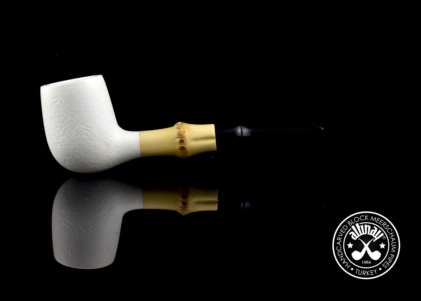 altinay-bamboo-series-nosewarmer-billiard-meerschaumpfeife-bambus-kurz image 2