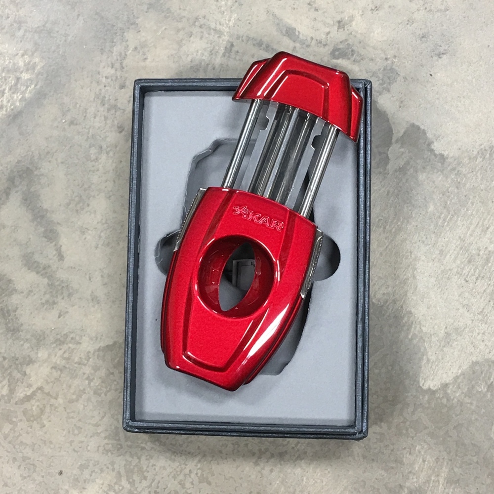 xikar-vx2-v-cut-zigarrenschneider-rot-64er-edelstahlklinge image 5