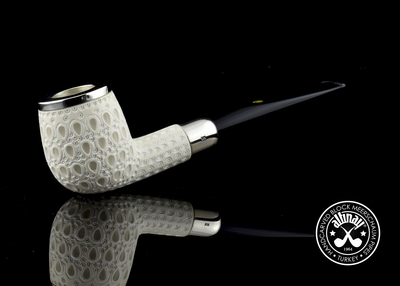 altinay-spigot-army-top-silver-apple-army-meerschaumpfeife image 1