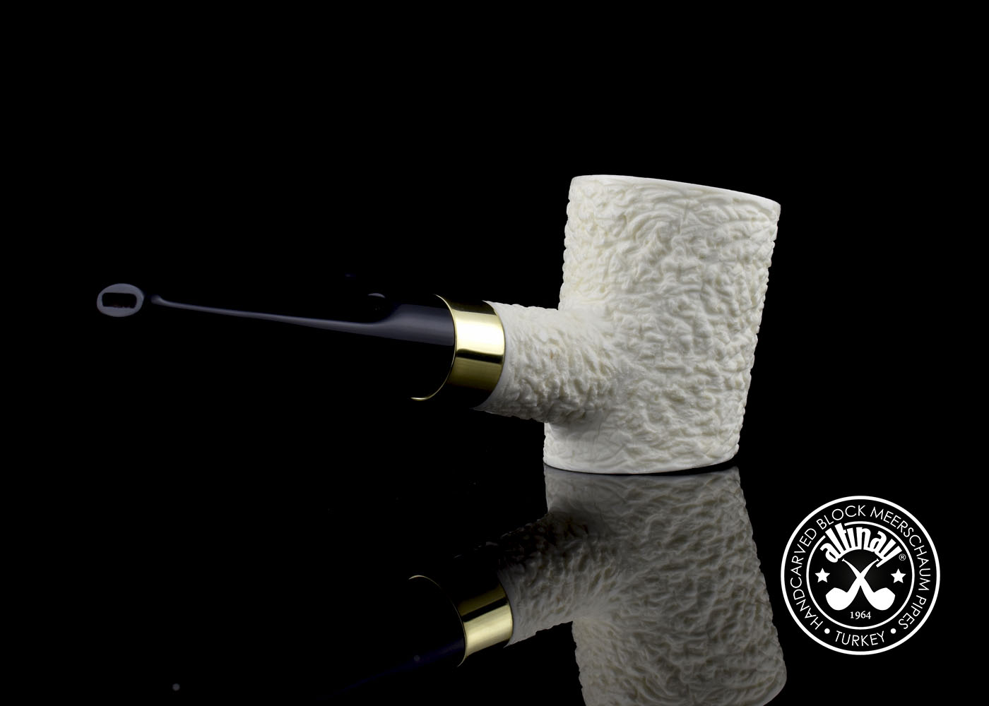 altinay-classic-poker-meerschaumpfeife-messingring image 2