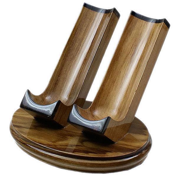 woodmere-pfeifenst-nder-2-pfeifen-teak-ebenholz image 1