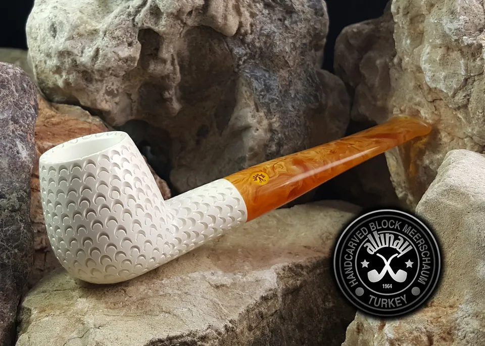 altinay-classic-oval-billiard-meerschaumpfeife-bernstein image 1