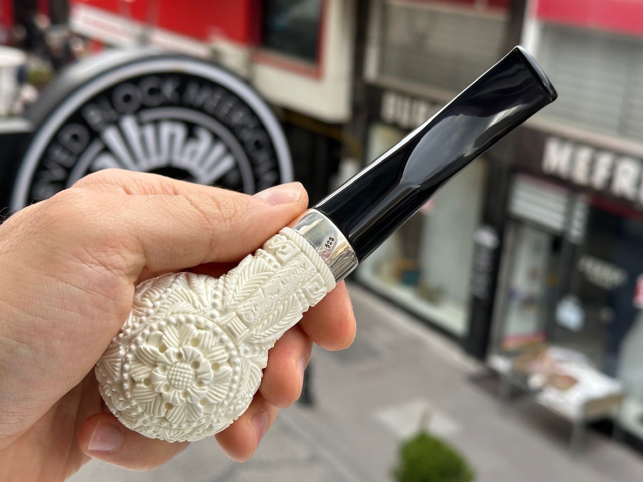 altinay-classic-apple-meerschaumpfeife-silberband image 8
