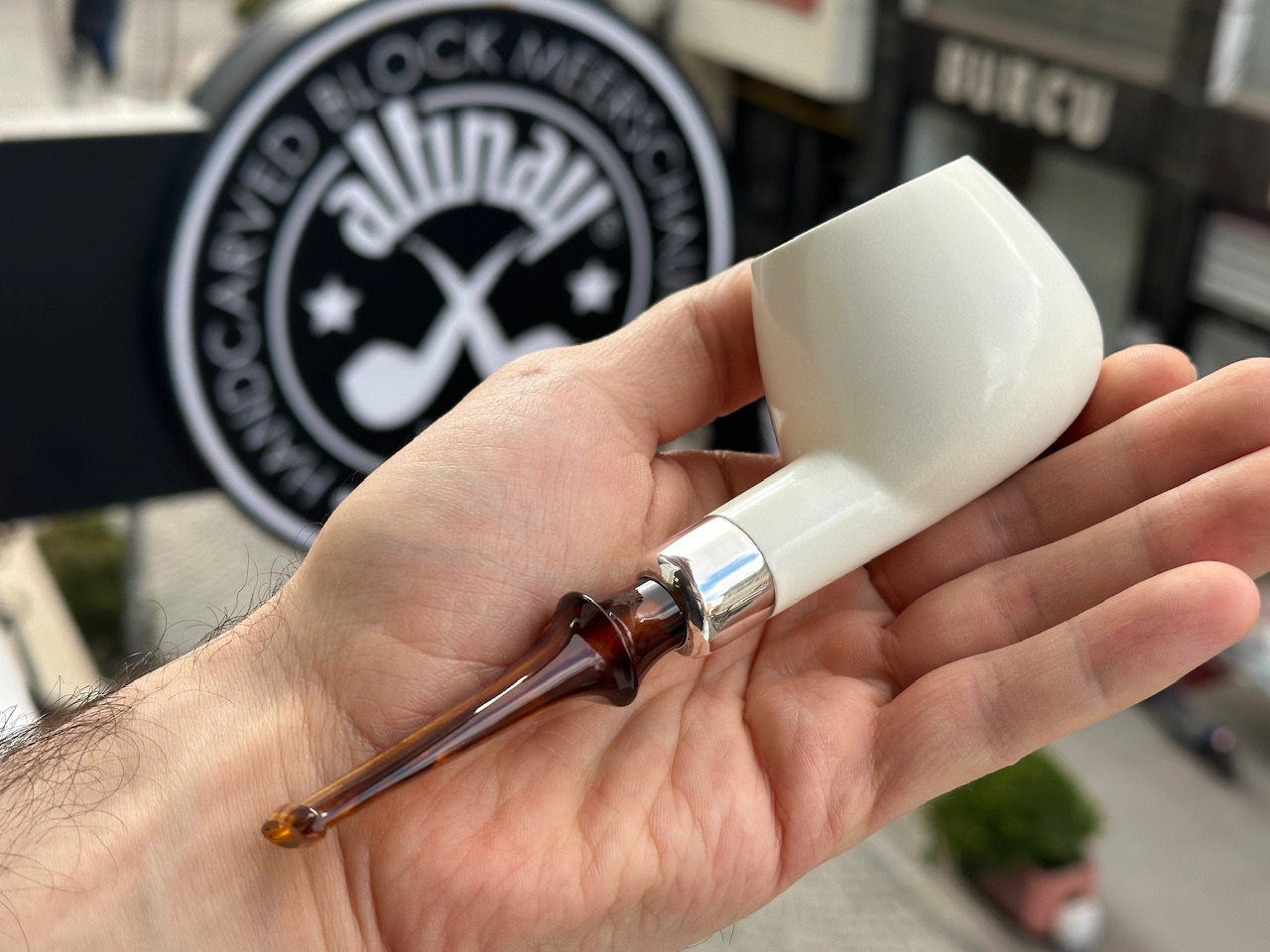 altinay-spigot-xl-apple-silber-army-meerschaumpfeife image 4