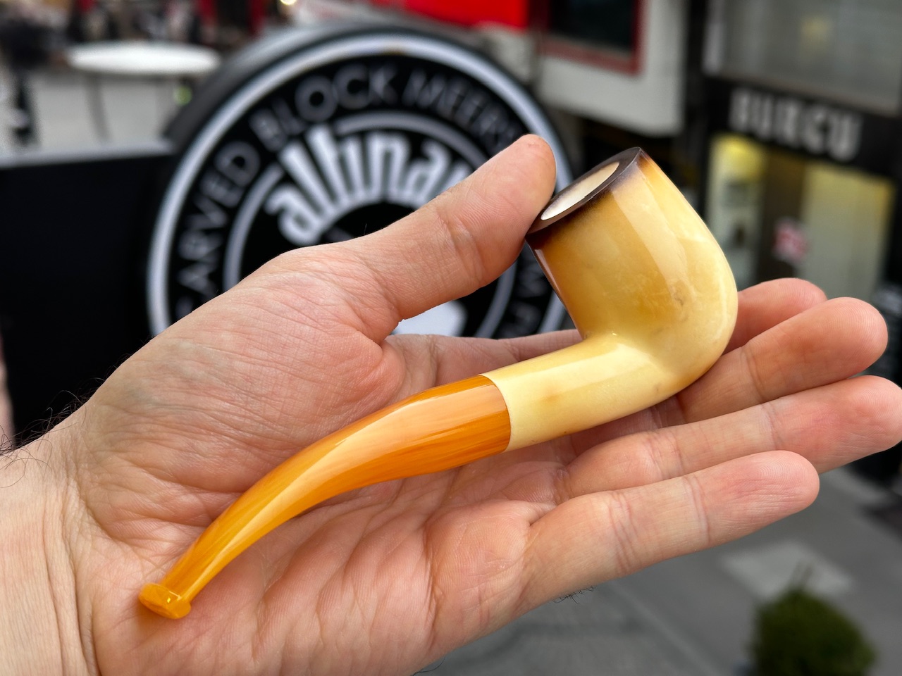 altinay-lee-van-cleef-billiard-meerschaumpfeife-calcined-3 image 2