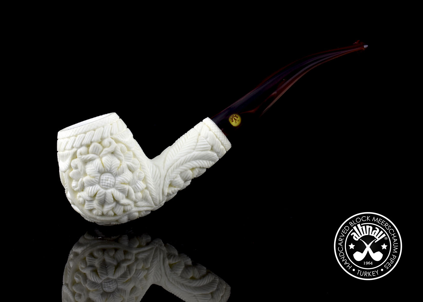 altinay-classic-bent-billiard-meerschaumpfeife-natur image 2