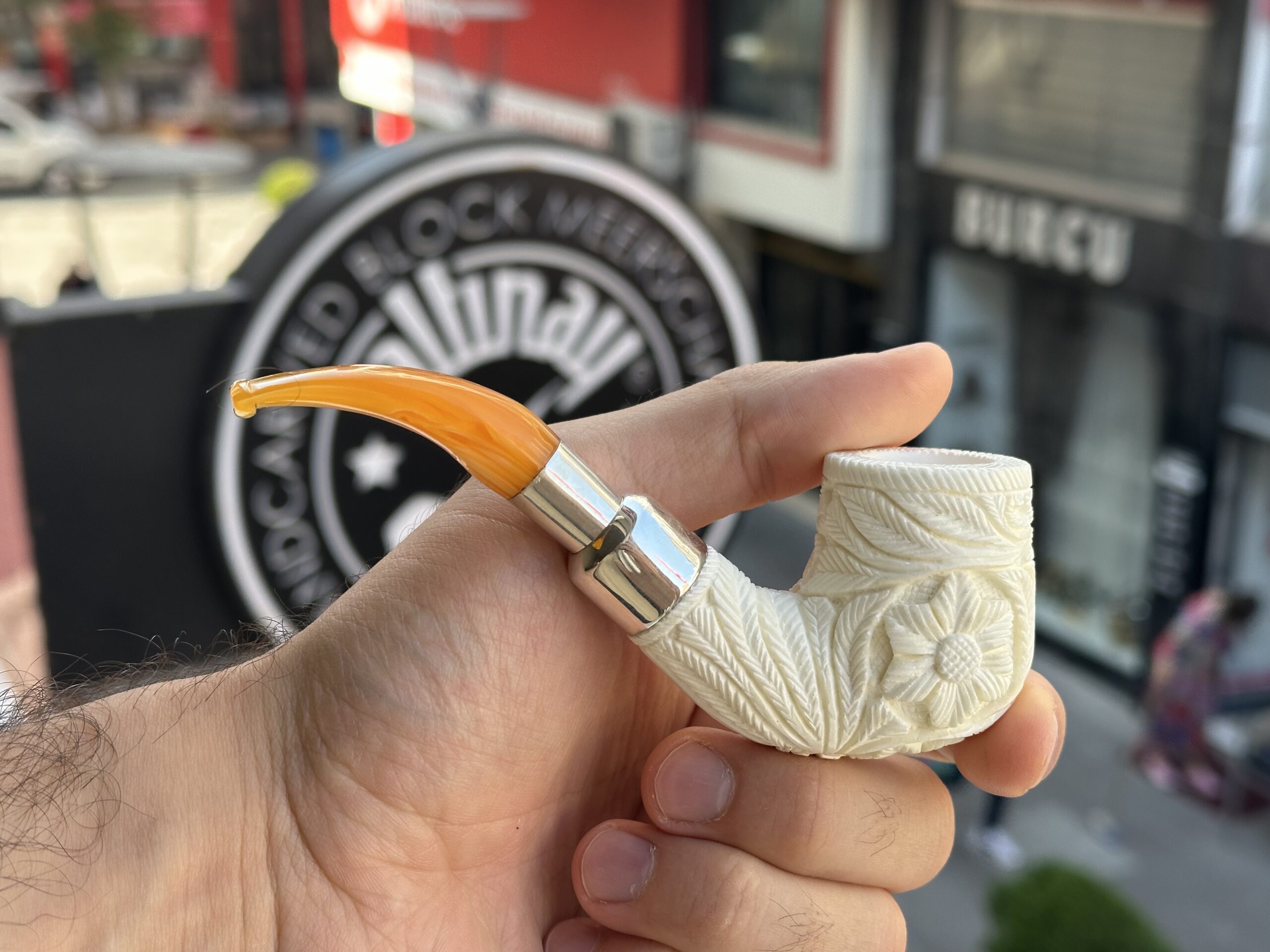 altinay-spigot-oom-paul-meerschaumpfeife-silber-gebogen image 3