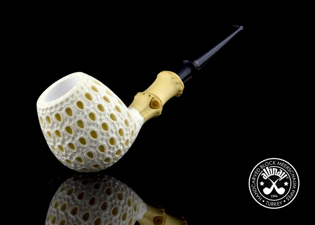 altinay-bamboo-apple-meerschaumpfeife-bambus-holm image 1