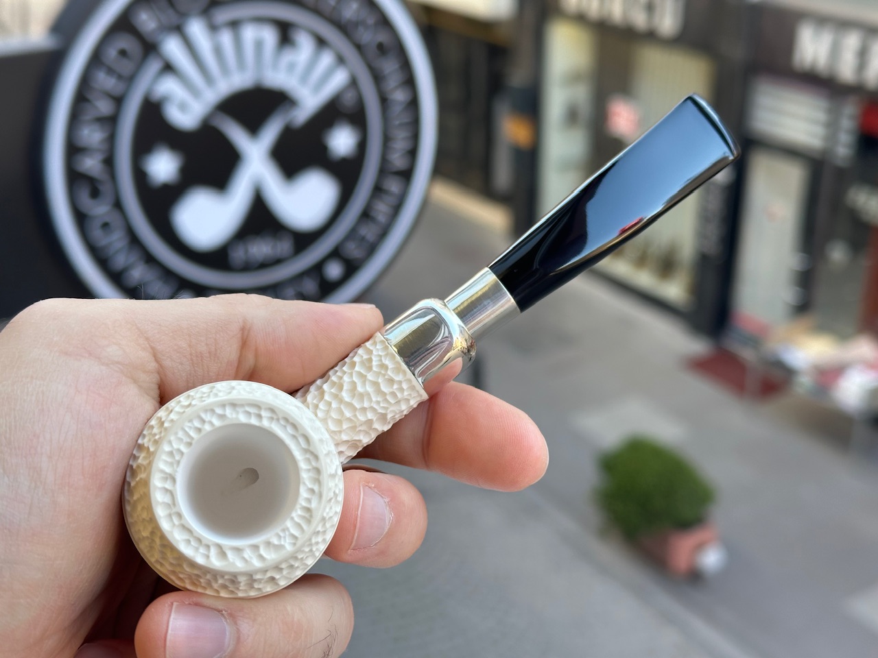 altinay-spigot-army-rhodesian-pfeife-silber-spigot-meerschaum image 5