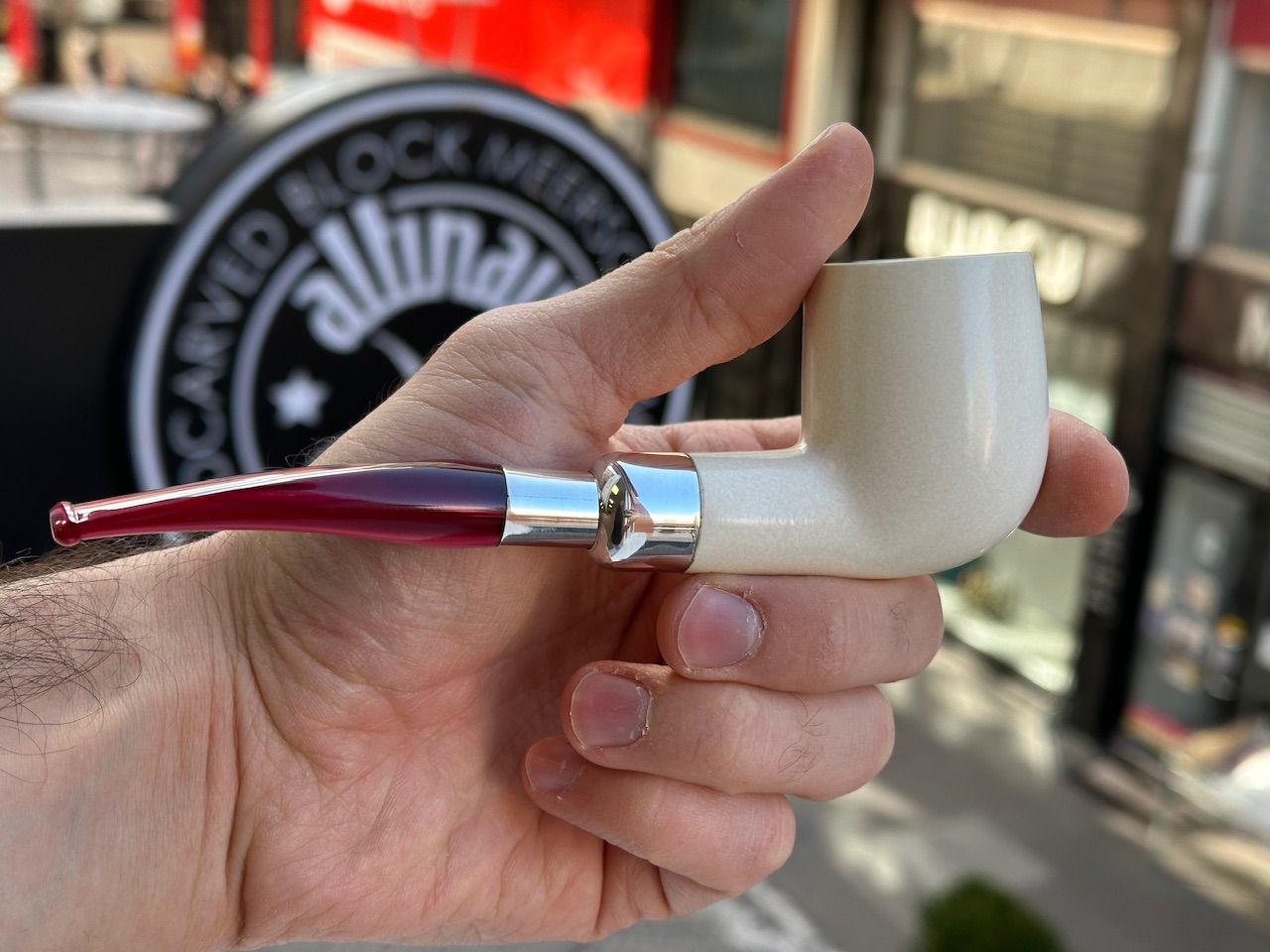 altinay-translucent-billiard-silber-spigot-meerschaumpfeife image 3