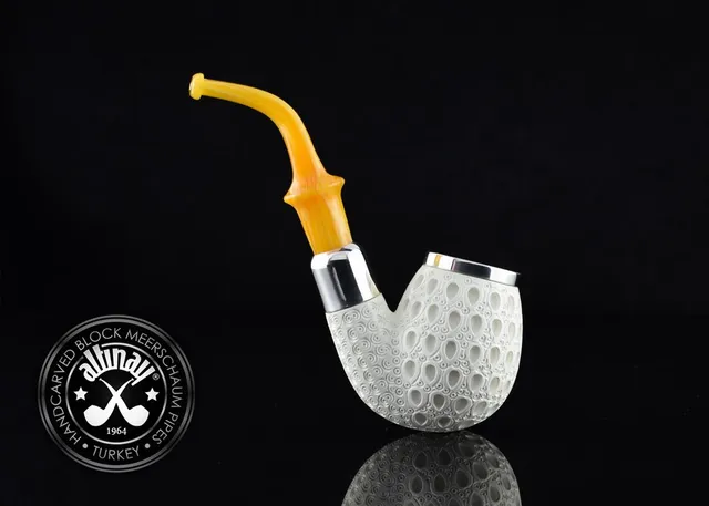 altinay-spigot-full-bent-meerschaumpfeife-silber-set-lang image 1