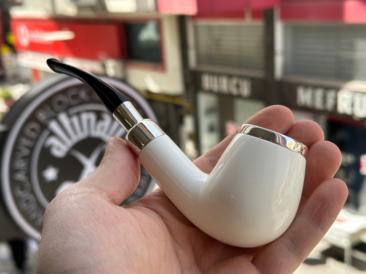altinay-spigot-top-silver-brandy-meerschaumpfeife-silber-3 image 2