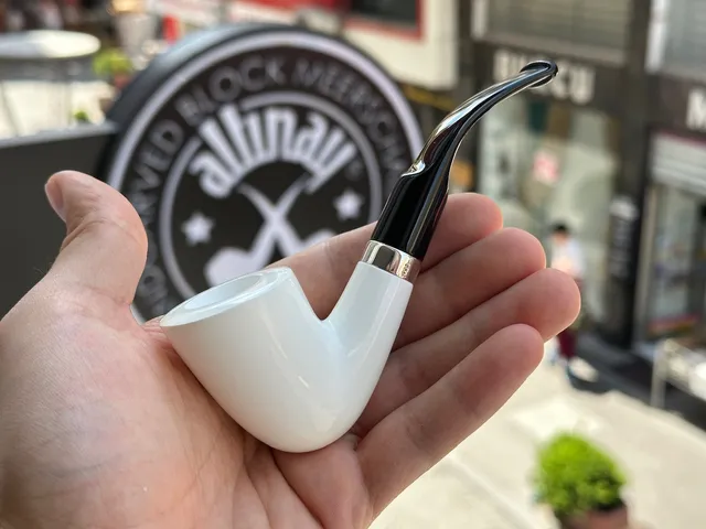 altinay-classic-dublin-meerschaumpfeife-silberband image 1