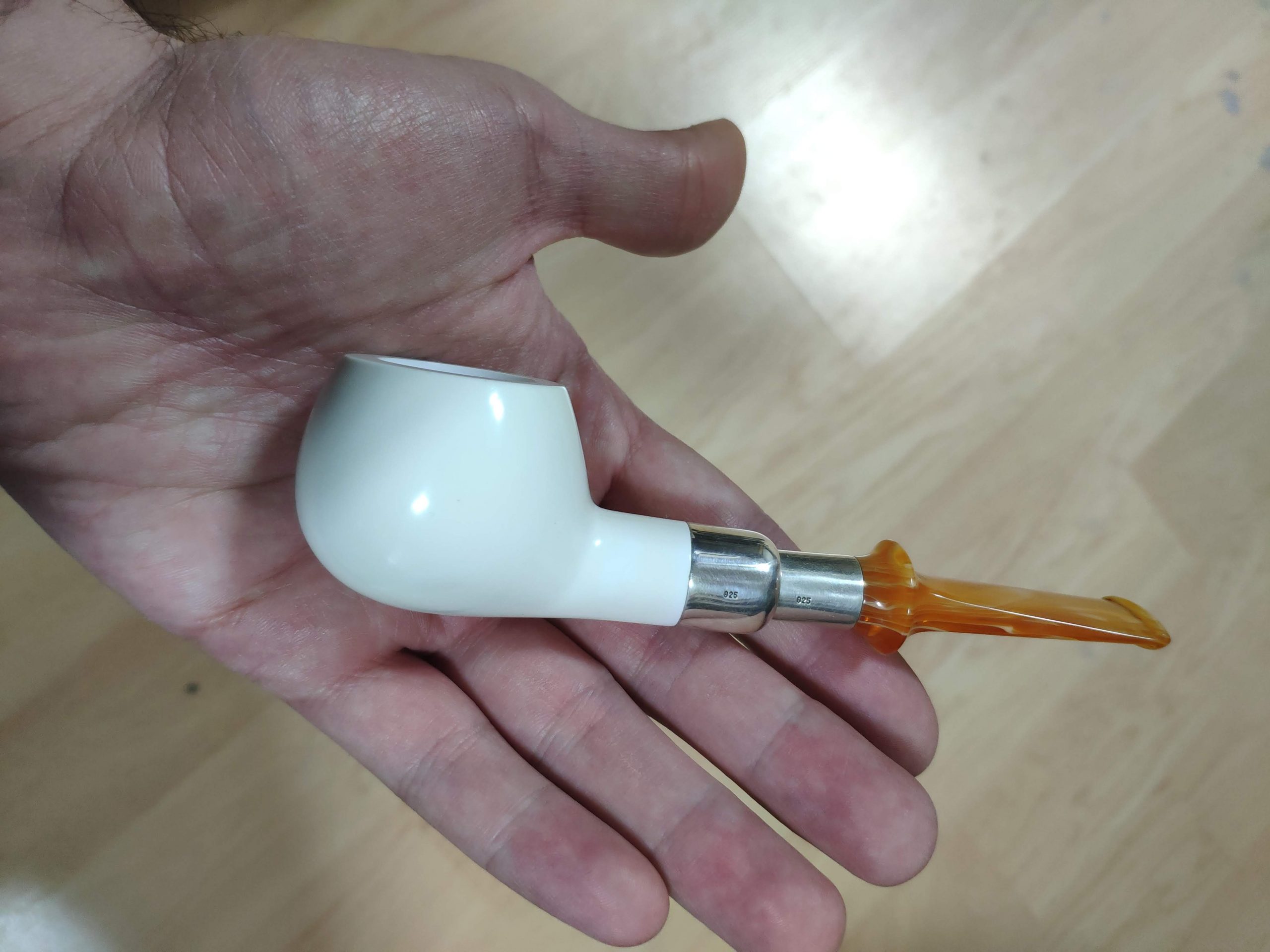 altinay-spigot-pot-meerschaumpfeife-silber image 2