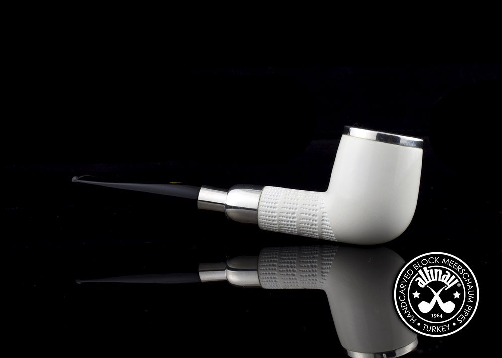 altinay-spigot-billiard-meerschaumpfeife-silberring-2 image 4