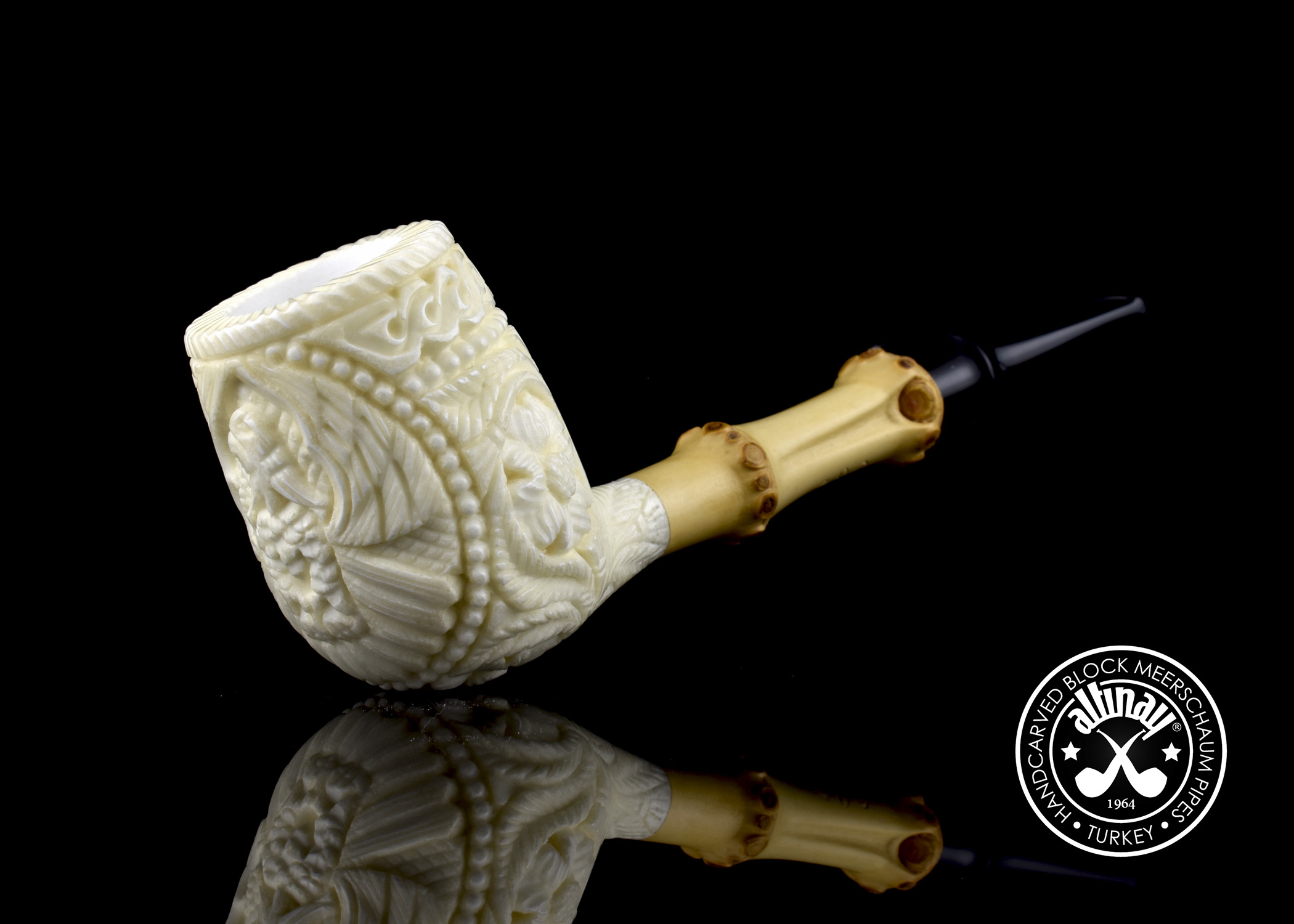 altinay-bamboo-billiard-adler-tabakpfeife-meerschaum image 1