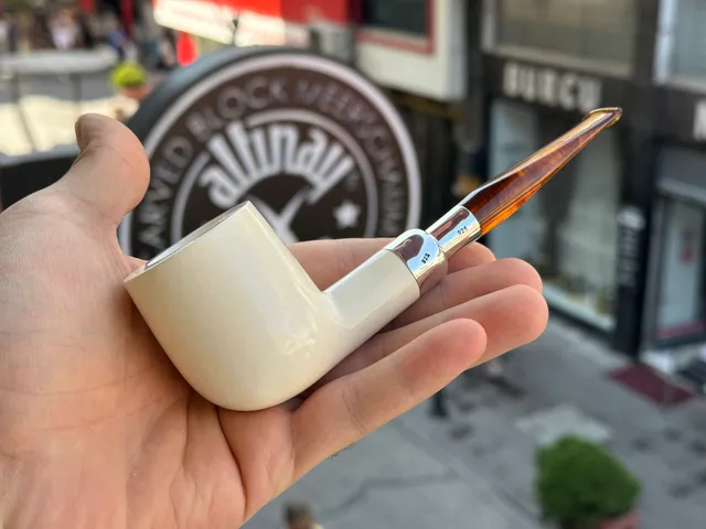altinay-translucent-billiard-meerschaumpfeife-silber-spigot image 1