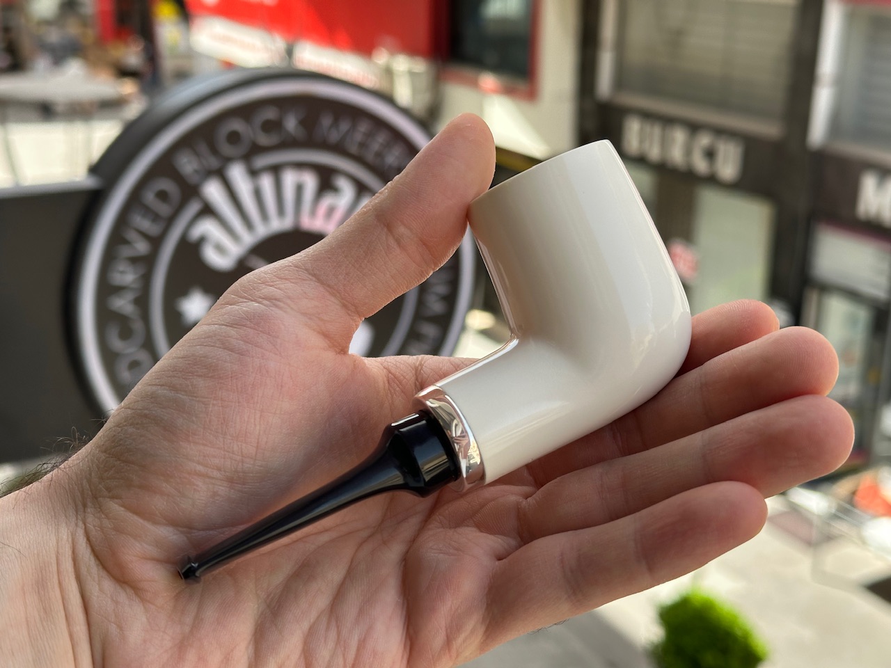 altinay-reverse-calabash-billiard-silver-army-meerschaumpfeife image 2