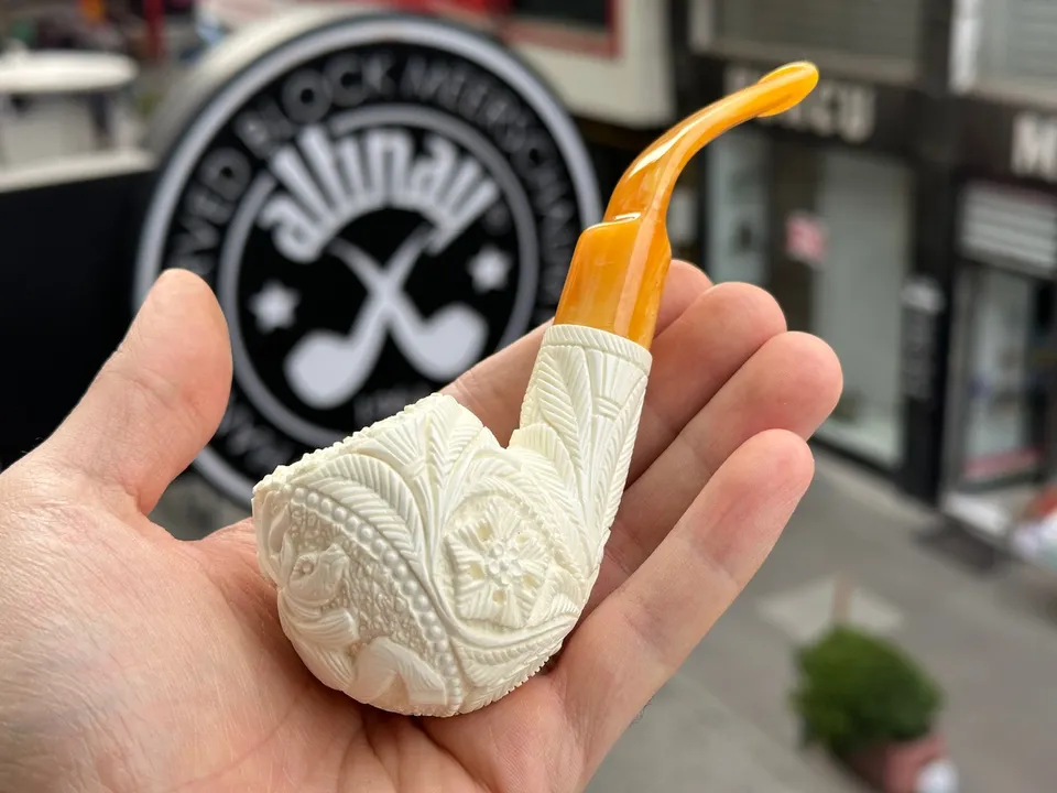 altinay-classic-apple-meerschaumpfeife-hirsch-motiv image 1