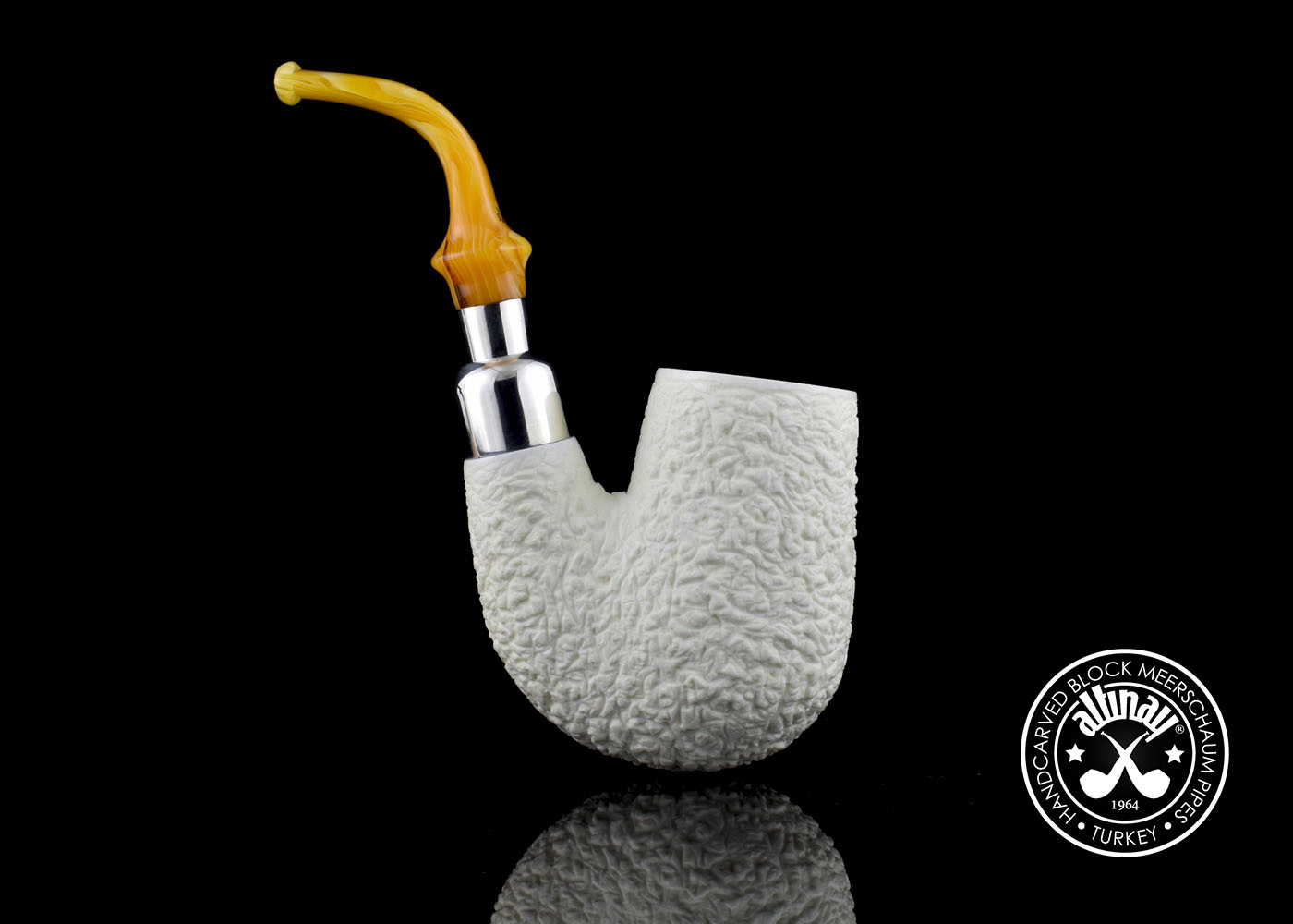 altinay-spigot-oompaul-silber-meerschaumpfeife-army image 4
