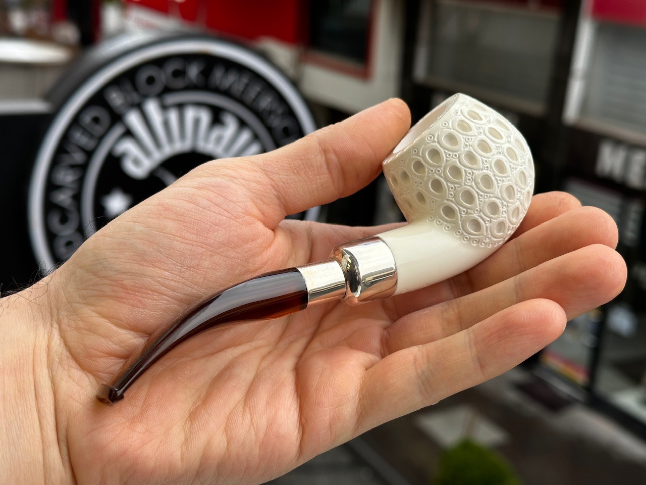 altinay-spigot-army-apple-silver-meerschaumpfeife image 2