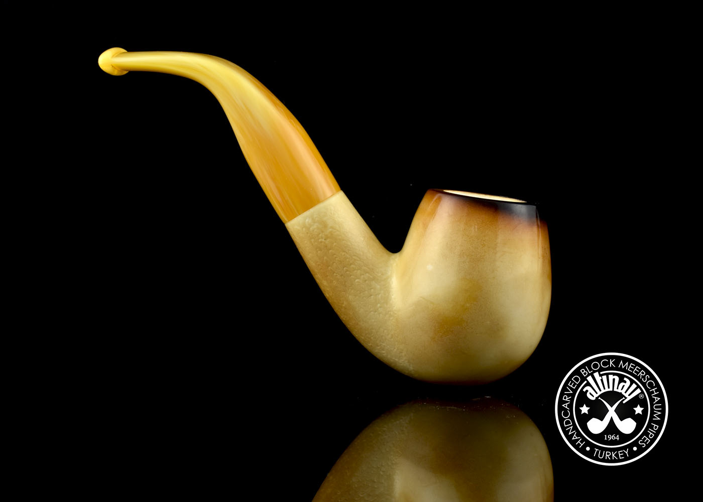 altinay-calcined-bent-billiard-meerschaumpfeife-braun image 4