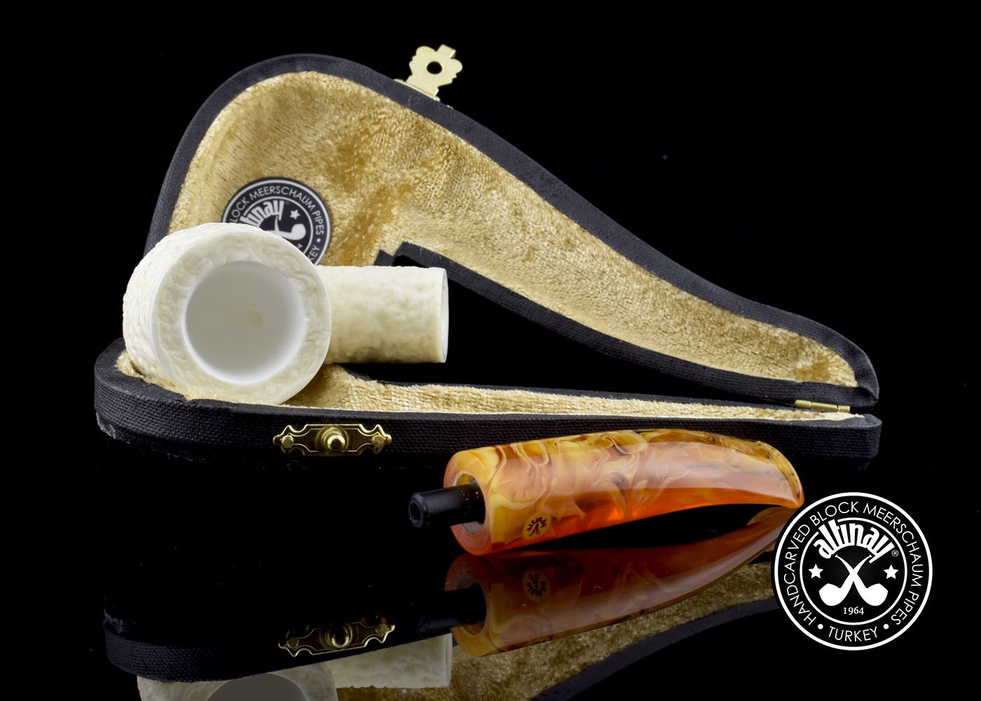 altinay-classic-bent-billiard-meerschaumpfeife-gebogen-natur-5 image 2