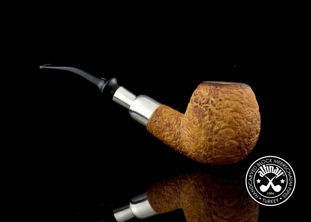 altinay-spigot-apple-meerschaumpfeife-silber image 1