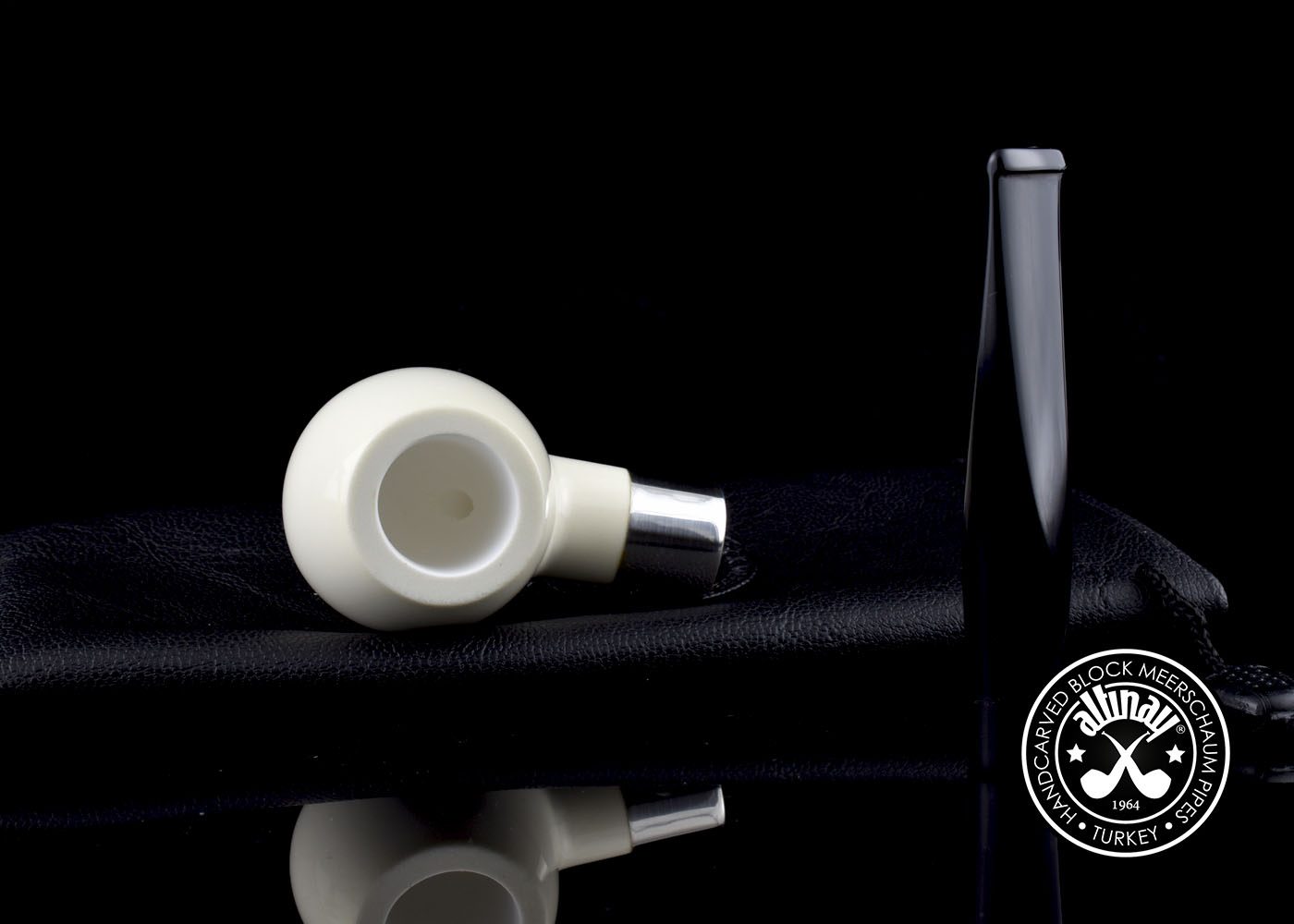 altinay-apple-silber-army-meerschaumpfeife-apfelform image 7
