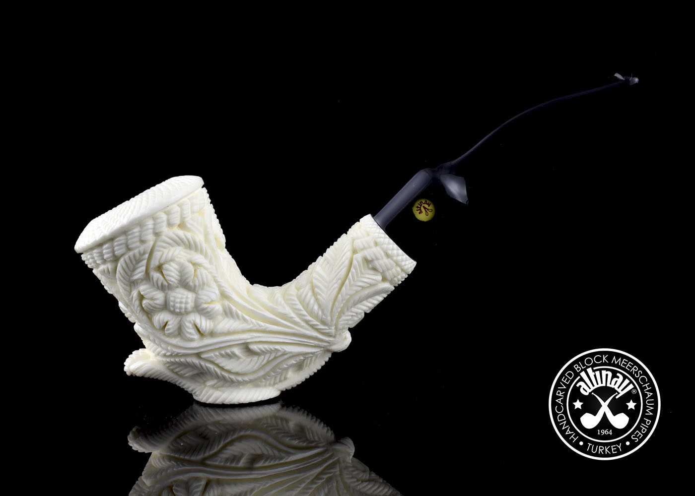 altinay-classic-fancy-meerschaumpfeife-geschnitzt-natur image 2