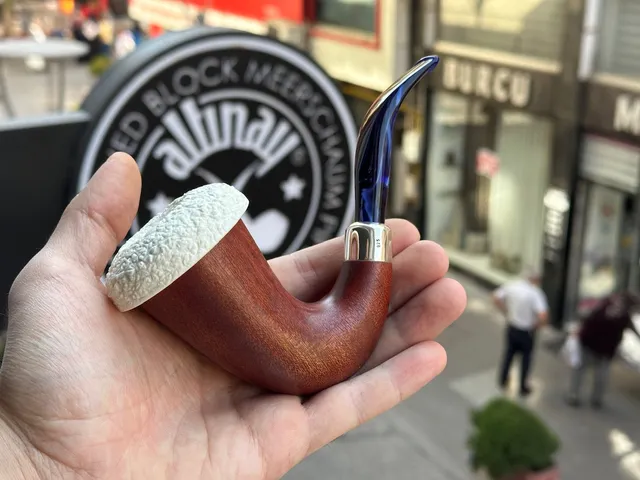 altinay-calabash-mahagoni-meerschaumpfeife-silber-army image 1