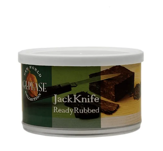 g-l-pease-jackknife-ready-rubbed-pfeifentabak-2oz-kr-ftig image 1