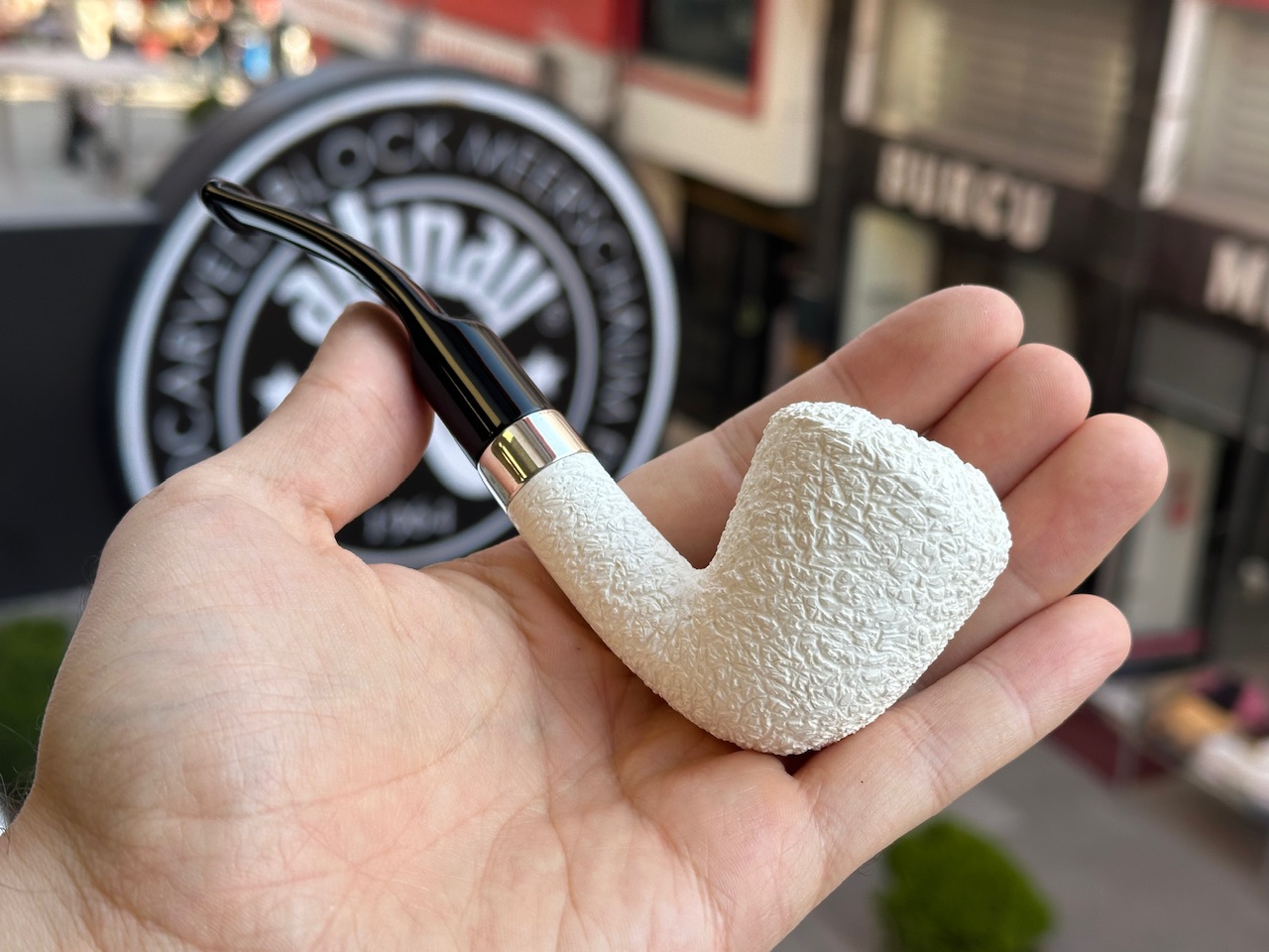 altinay-classic-dublin-pfeife-silberband-meerschaum image 4
