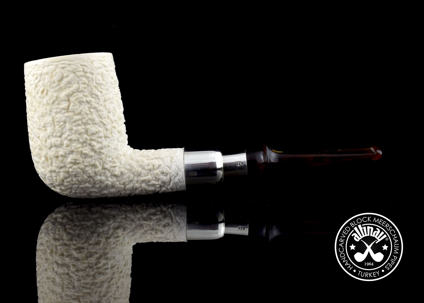 altinay-spigot-army-billiard-silver-spigot-meerschaumpfeife-glatt image 3