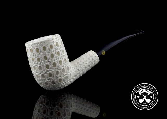 altinay-classic-meerschaumpfeife-billiard-glatt-natur-3 image 1