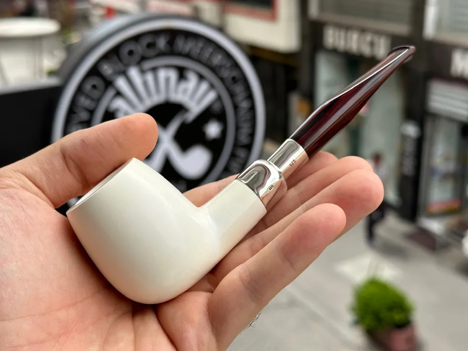 altinay-spigot-billiard-silber-meerschaumpfeife-cumberland image 1