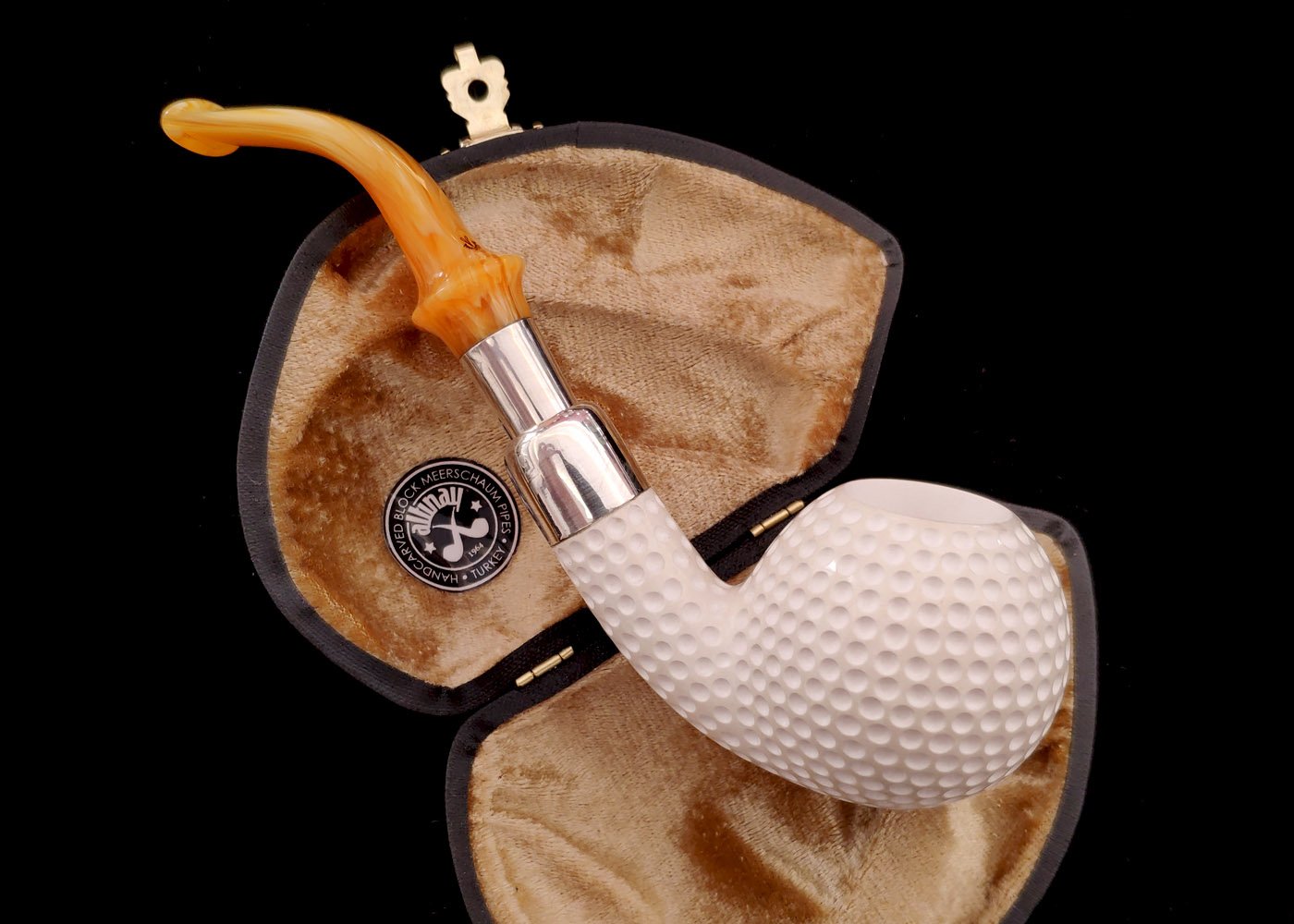 altinay-spigot-golf-33708-meerschaumpfeife-silbermontur image 8